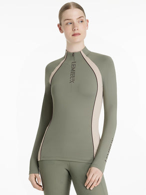 AW25 LM Philippa Mesh Base Layer Rosemary