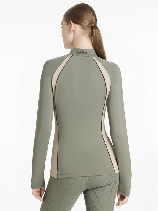 AW25 LM Philippa Mesh Base Layer Rosemary