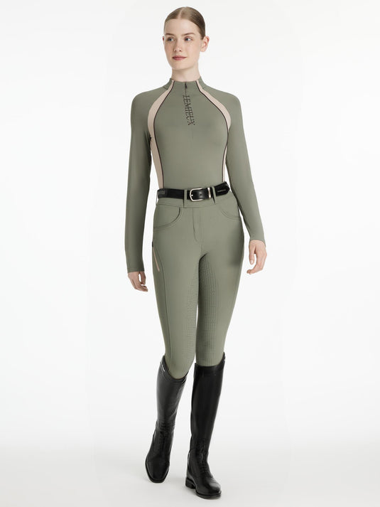 AW25 LM Philippa Mesh Base Layer Rosemary