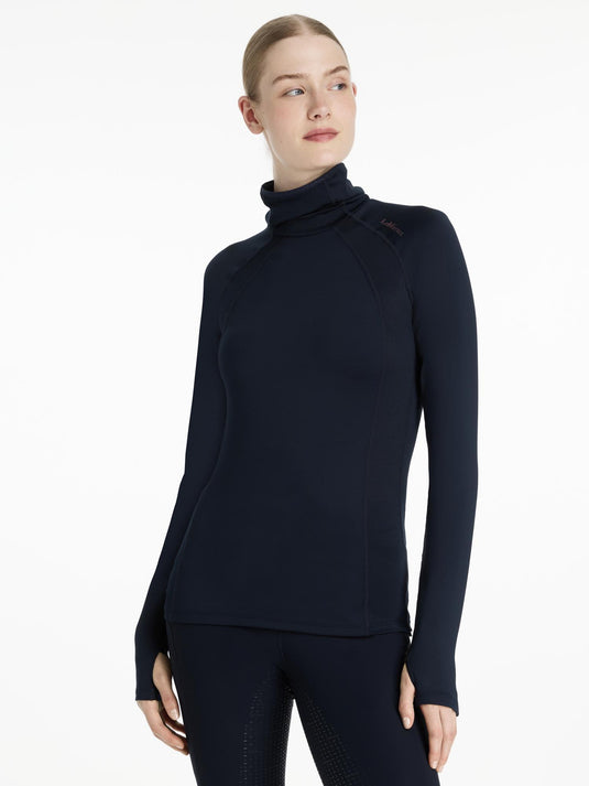AW25 LM Sara Snood Base Layer Navy