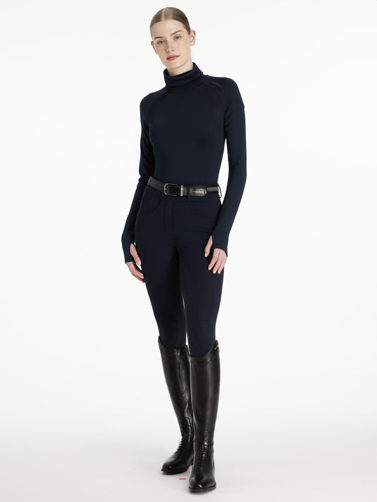 AW25 LM Sara Snood Base Layer Navy