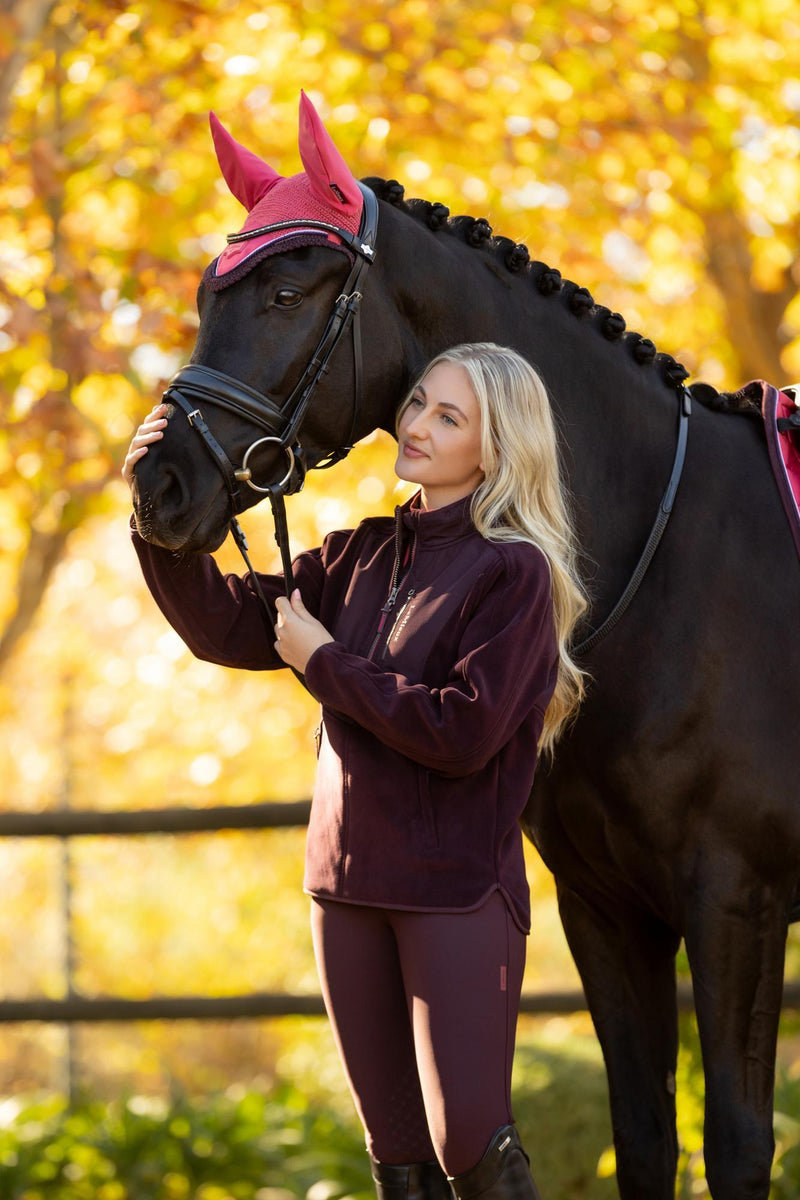 Indlæs billede i Gallery Viewer, AW25 LM Clara Hybrid Fleece Damson
