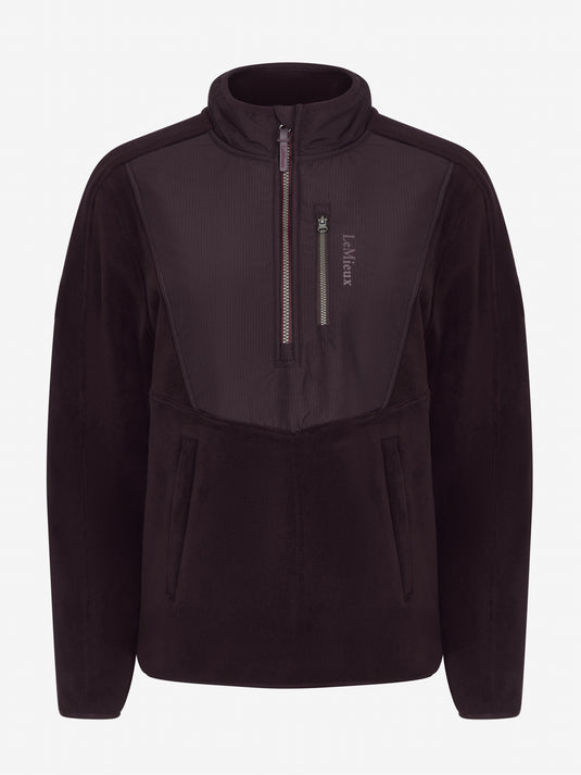 AW25 LM Clara Hybrid Fleece Damson