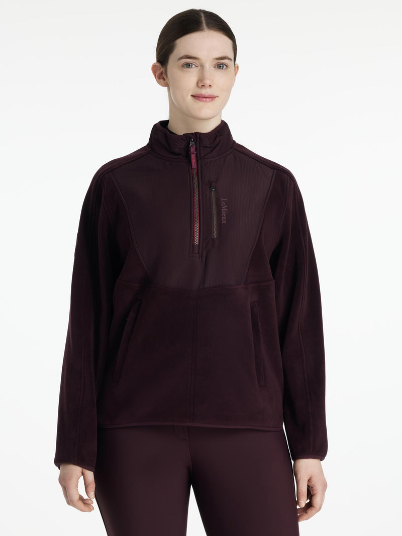 Indlæs billede i Gallery Viewer, AW25 LM Clara Hybrid Fleece Damson
