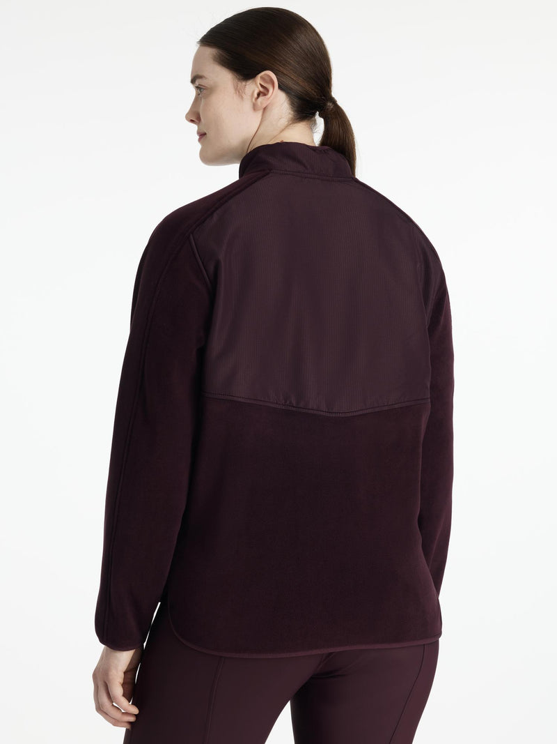 Indlæs billede i Gallery Viewer, AW25 LM Clara Hybrid Fleece Damson
