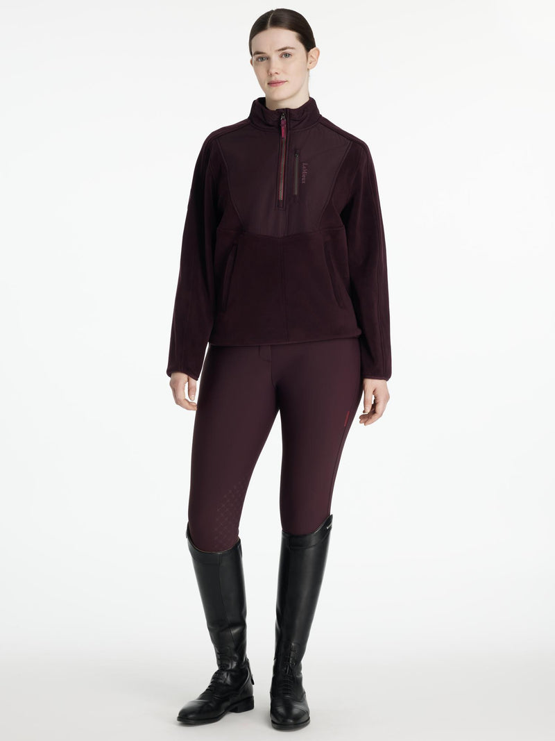 Indlæs billede i Gallery Viewer, AW25 LM Clara Hybrid Fleece Damson
