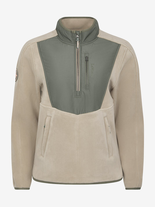 AW25 LM Clara Hybrid Fleece Rosemary