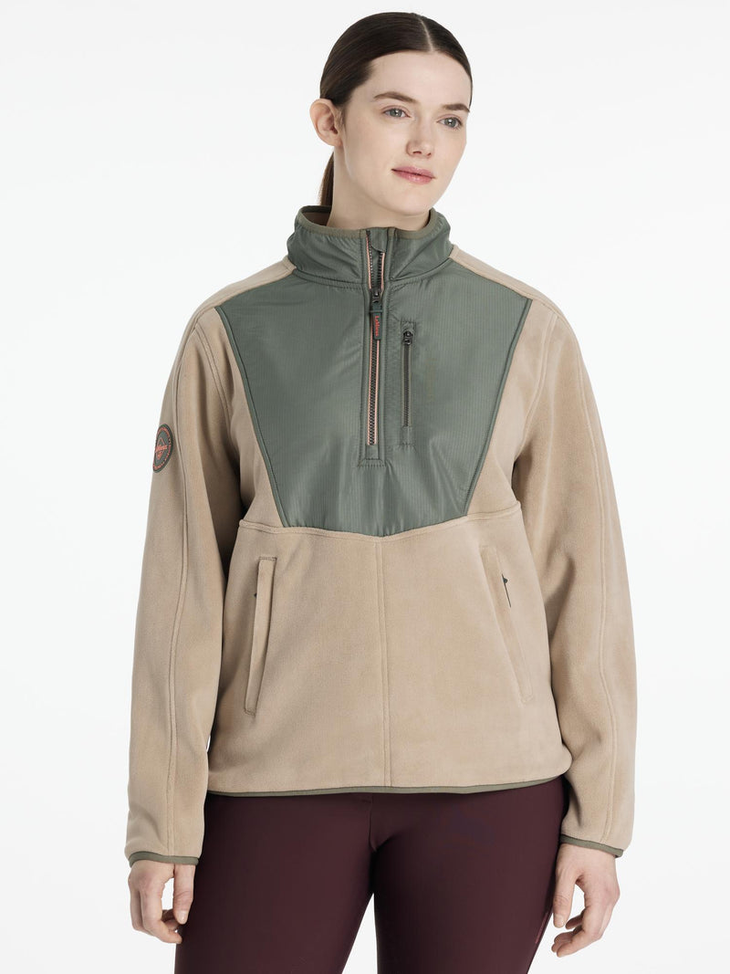 Indlæs billede i Gallery Viewer, AW25 LM Clara Hybrid Fleece Rosemary
