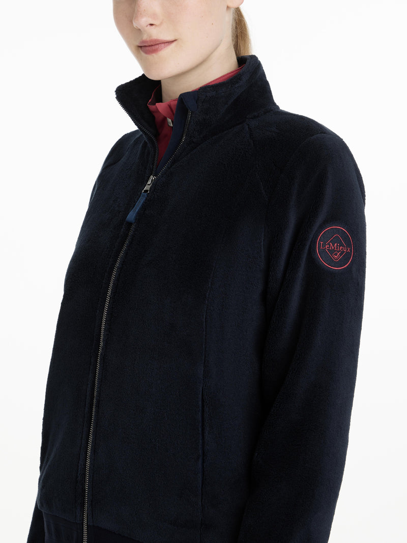 Indlæs billede i Gallery Viewer, AW25 LM Liberty Fleece Zip Through Navy

