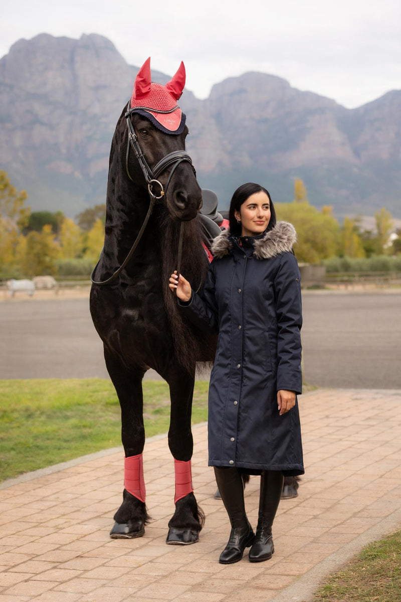 Indlæs billede i Gallery Viewer, AW25 LM Anya Waterproof Riding Coat Navy
