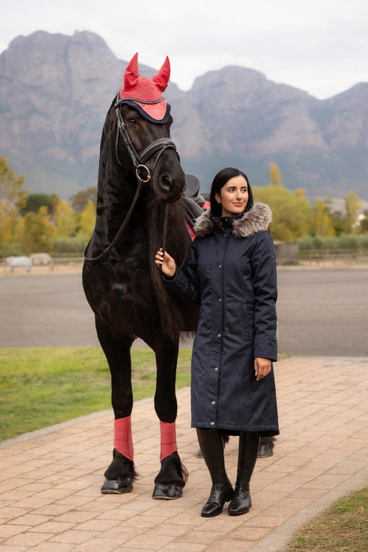 AW25 LM Anya Waterproof Riding Coat Navy