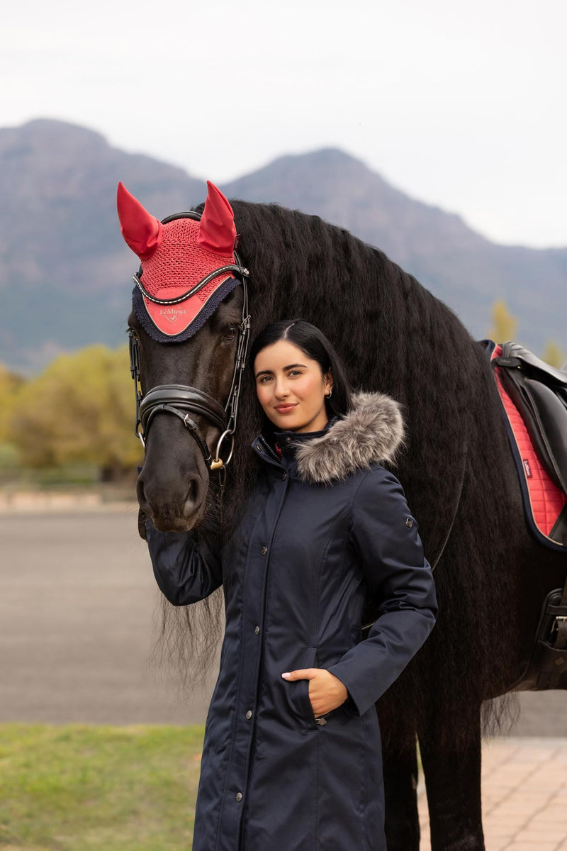 Indlæs billede i Gallery Viewer, AW25 LM Anya Waterproof Riding Coat Navy
