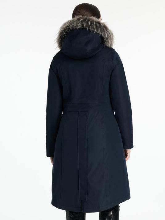 AW25 LM Anya Waterproof Riding Coat Navy