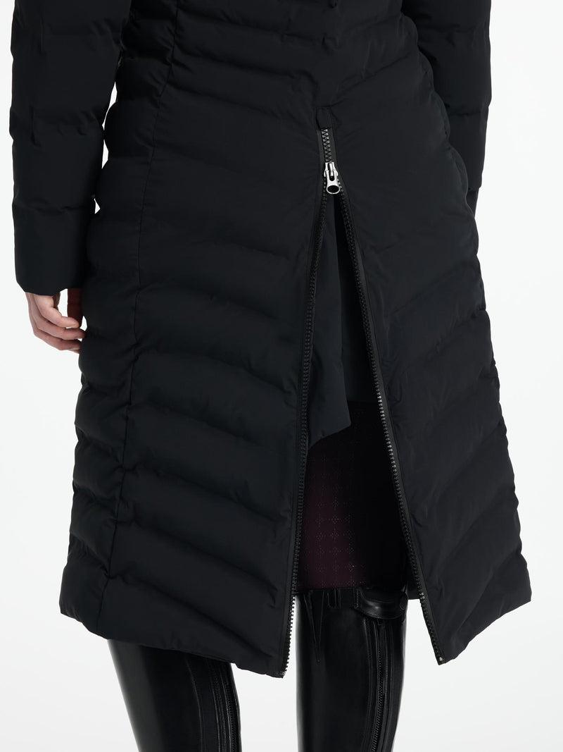 Indlæs billede i Gallery Viewer, AW25 LM Hayley Water Resistant Longline Puffer Coat Black
