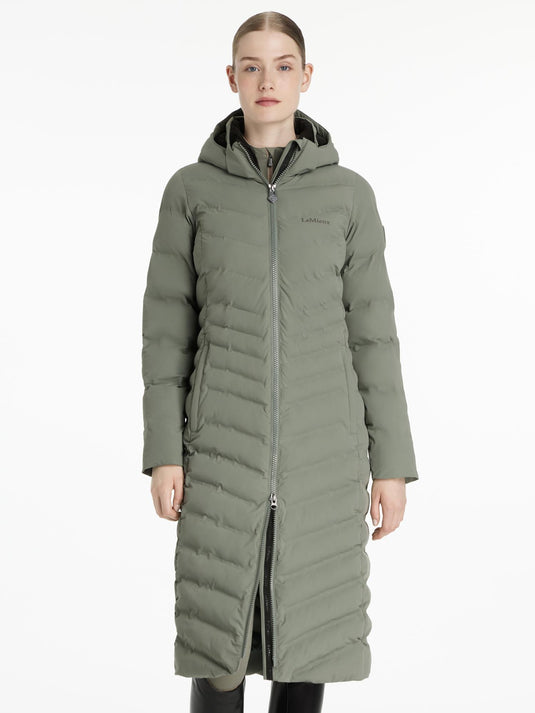 AW25 LM Hayley Water Resistant Longline Puffer Coat Rosemary