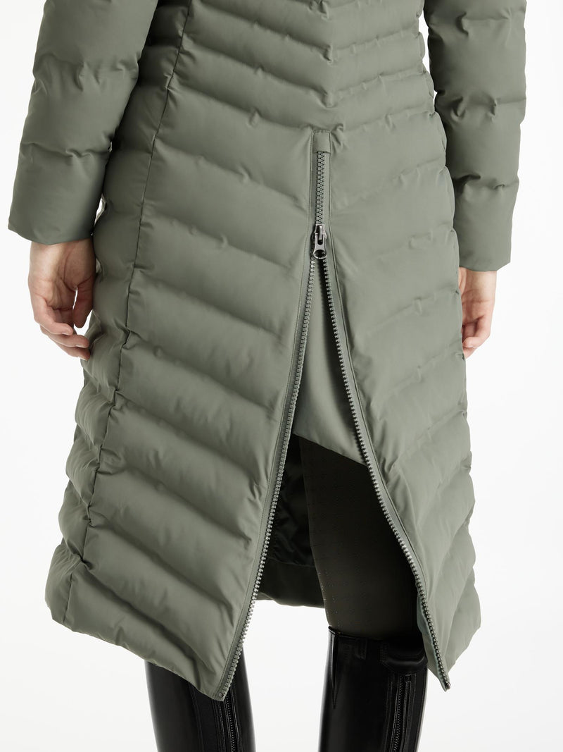 Indlæs billede i Gallery Viewer, AW25 LM Hayley Water Resistant Longline Puffer Coat Rosemary
