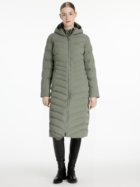 AW25 LM Hayley Water Resistant Longline Puffer Coat Rosemary