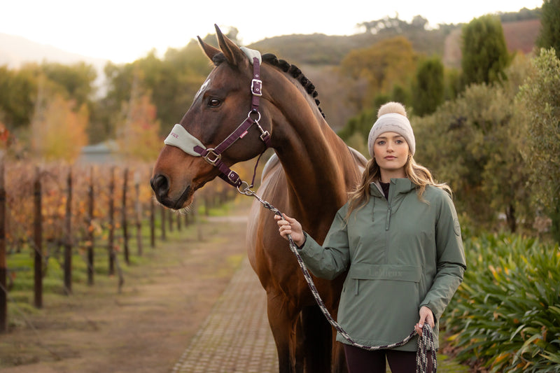 Indlæs billede i Gallery Viewer, AW25 LM Phoebe Half Zip Waterproof Anorak Rosemary
