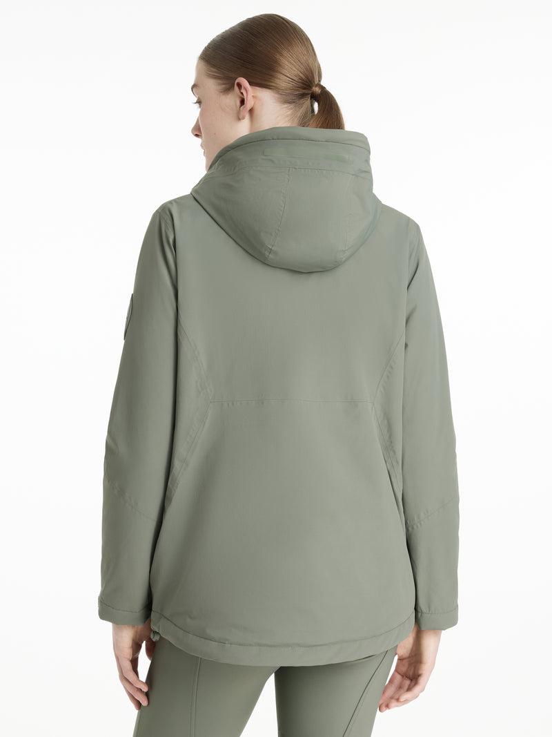 Indlæs billede i Gallery Viewer, AW25 LM Phoebe Half Zip Waterproof Anorak Rosemary
