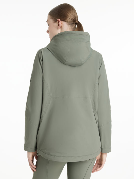 AW25 LM Phoebe Half Zip Waterproof Anorak Rosemary