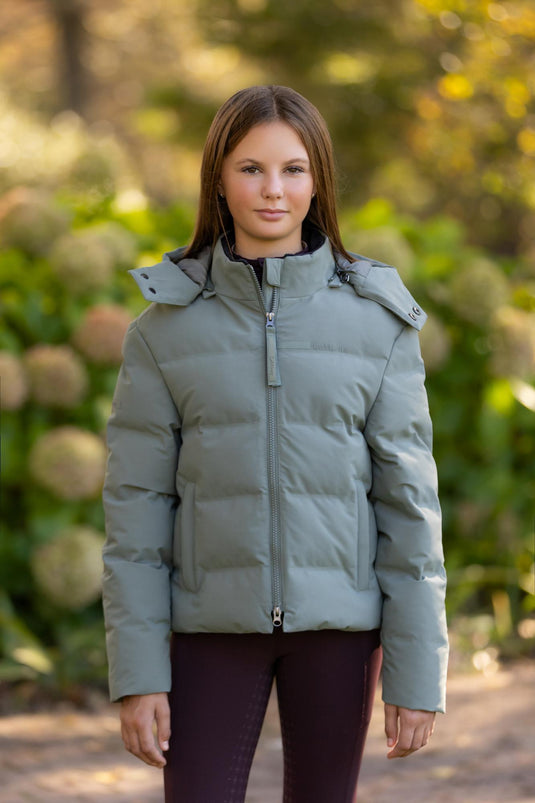 AW25 LM Young Rider Daisy Waterproof Coat Rosemary