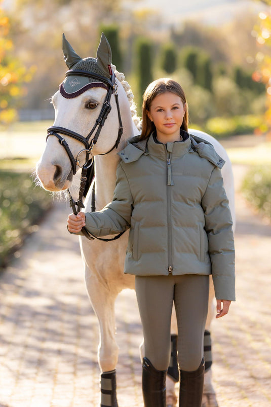 AW25 LM Young Rider Daisy Waterproof Coat Rosemary