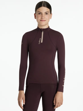 AW25 LM Young Rider Classique Base Layer Damson