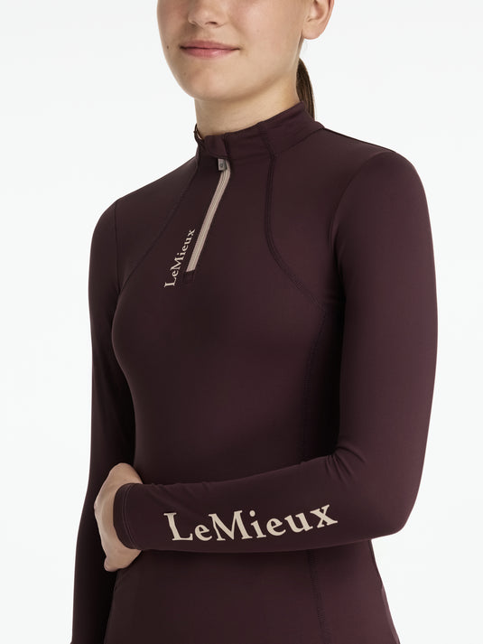 AW25 LM Young Rider Classique Base Layer Damson