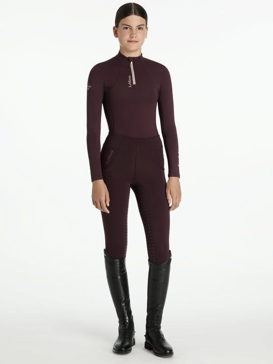 AW25 LM Young Rider Classique Base Layer Damson
