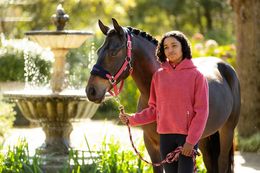 AW25 LM Young Rider Avalon Hoodie Cranberry