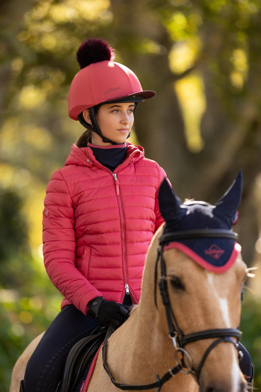 AW25 LM Young Rider Ruby Puffer Jacket Cranberry
