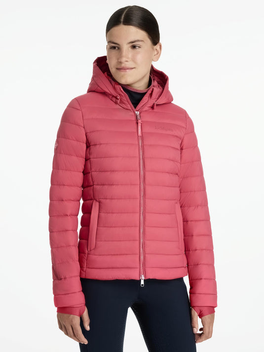 AW25 LM Young Rider Ruby Puffer Jacket Cranberry