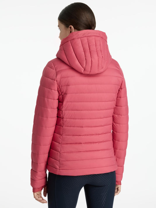 AW25 LM Young Rider Ruby Puffer Jacket Cranberry