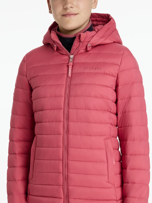 AW25 LM Young Rider Ruby Puffer Jacket Cranberry