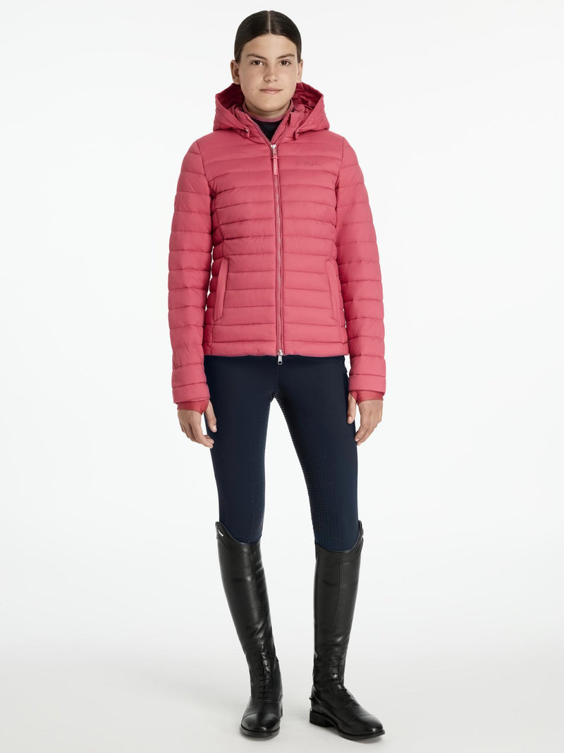 Indlæs billede i Gallery Viewer, AW25 LM Young Rider Ruby Puffer Jacket Cranberry
