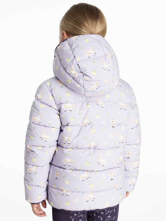 AW25 LM Mini Printed Lilo Puffer Jacket Lilac