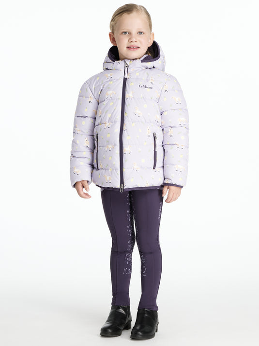 AW25 LM Mini Printed Lilo Puffer Jacket Lilac