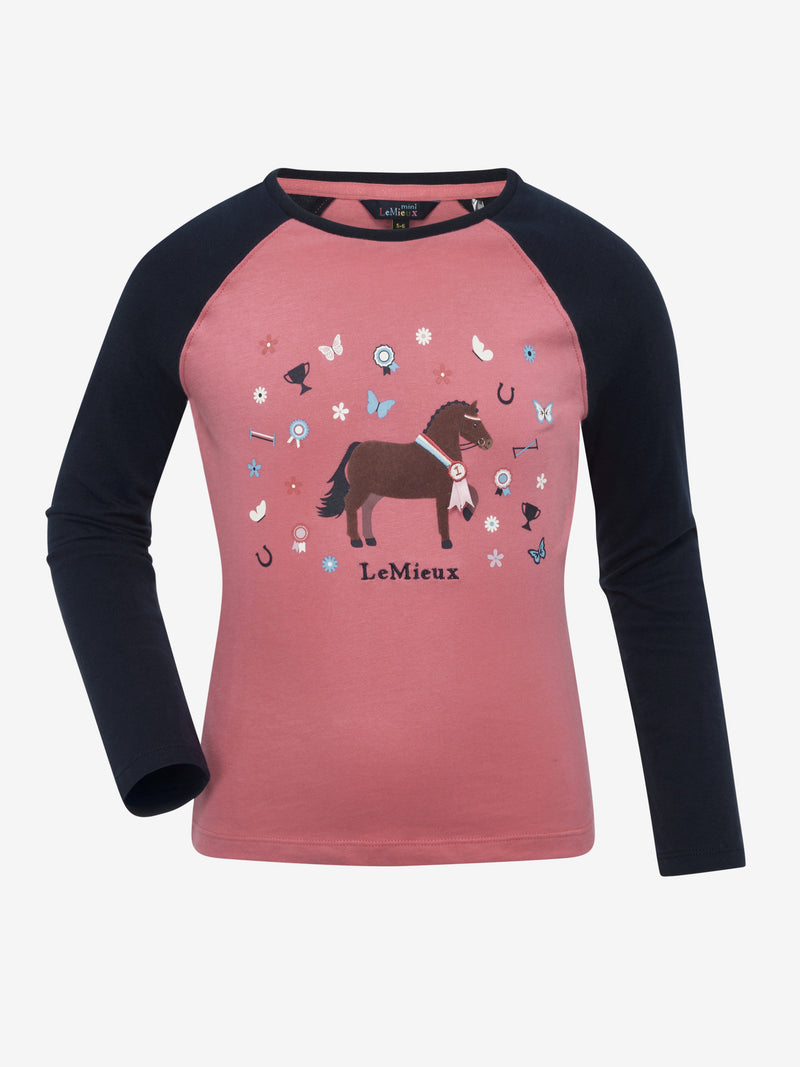 Indlæs billede i Gallery Viewer, AW25 LM Mini Jamie Chancer Long Sleeve Top Cranberry
