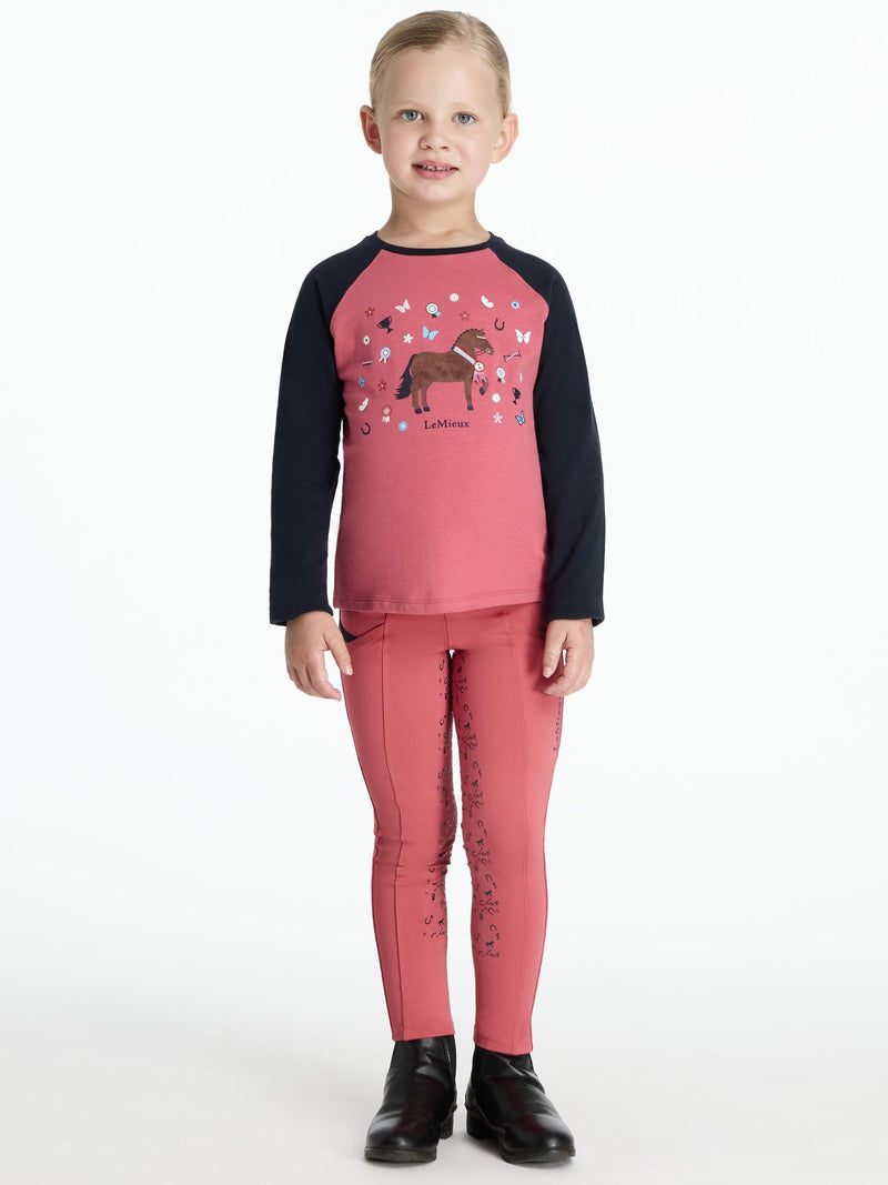 Indlæs billede i Gallery Viewer, AW25 LM Mini Jamie Chancer Long Sleeve Top Cranberry
