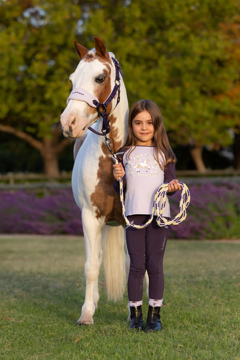 Indlæs billede i Gallery Viewer, AW25 LM Mini Jamie Lemon Long Sleeve Top Lilac
