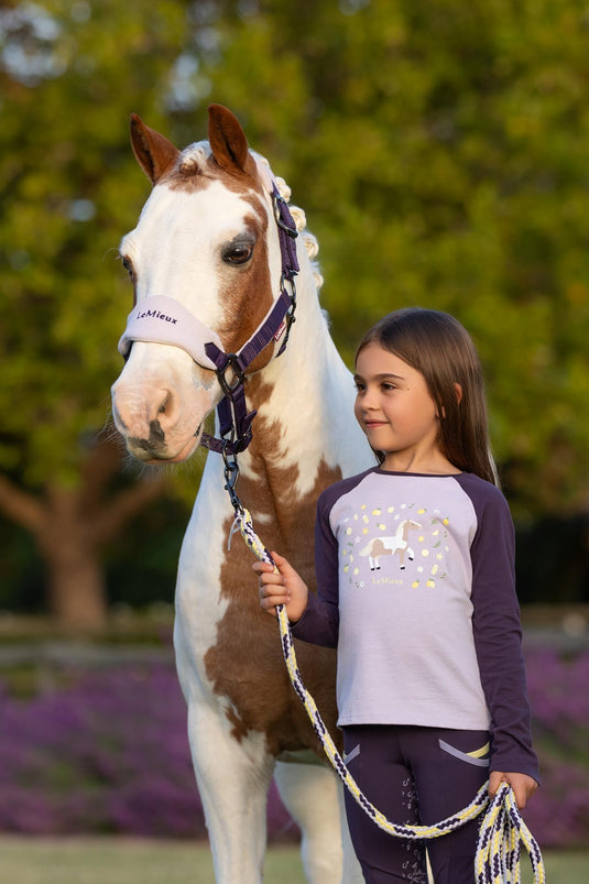 AW25 LM Mini Jamie Lemon Long Sleeve Top Lilac