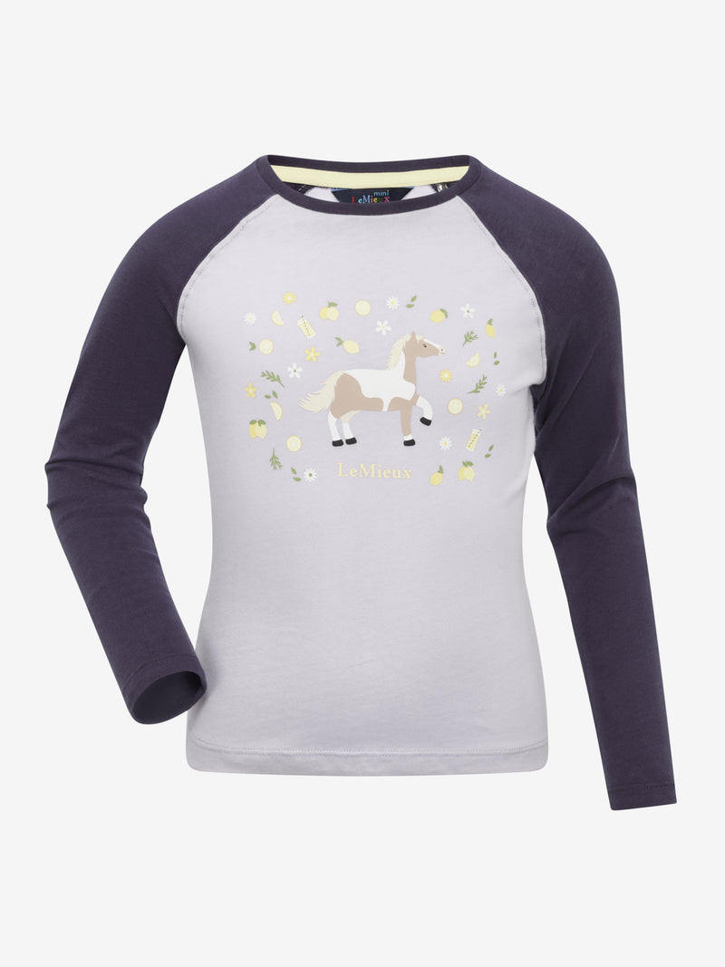 Indlæs billede i Gallery Viewer, AW25 LM Mini Jamie Lemon Long Sleeve Top Lilac

