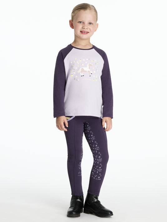 AW25 LM Mini Jamie Lemon Long Sleeve Top Lilac