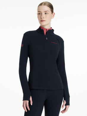 AW25 LM Frances Quarter Zip Fleece Navy