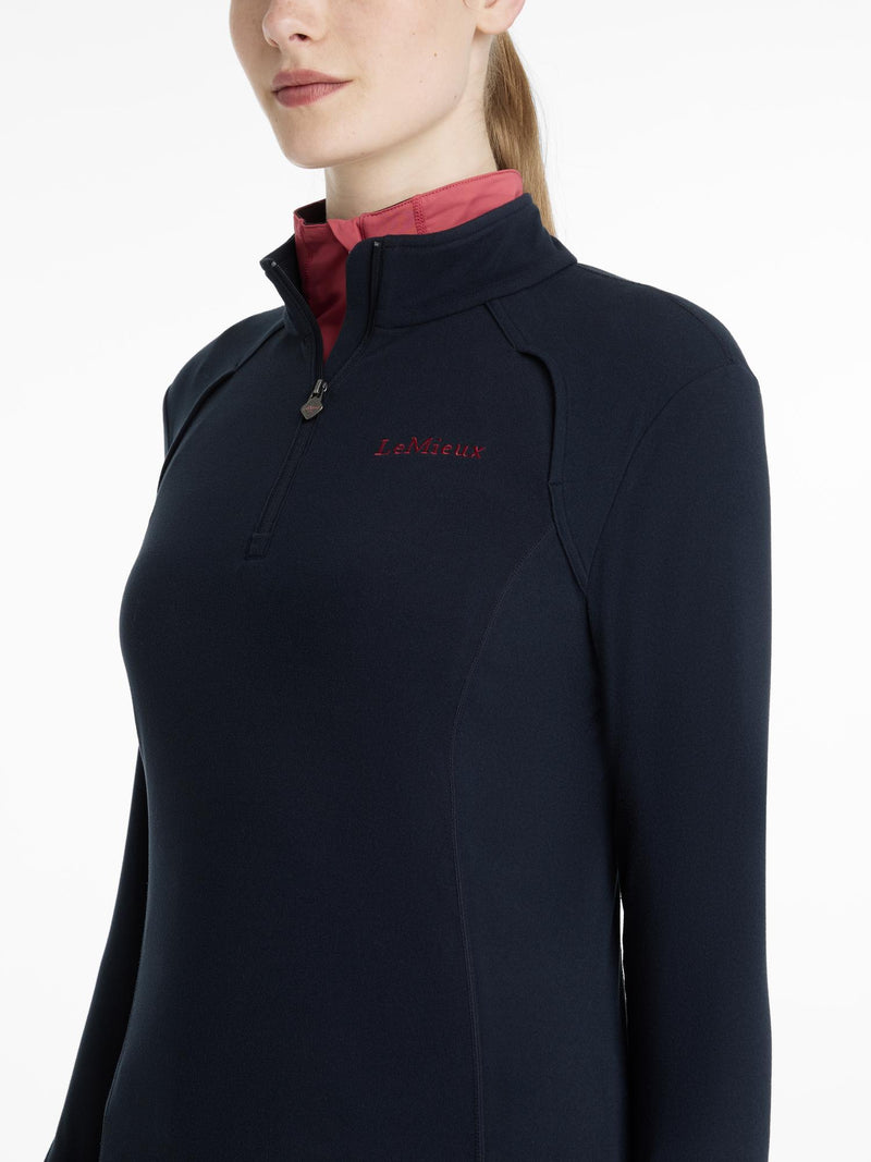 Indlæs billede i Gallery Viewer, AW25 LM Frances Quarter Zip Fleece Navy
