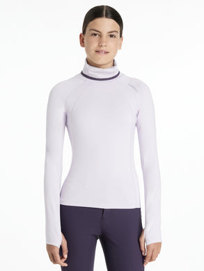 AW25 LM Young Rider Savannah Snood Mesh Base Layer Lilac