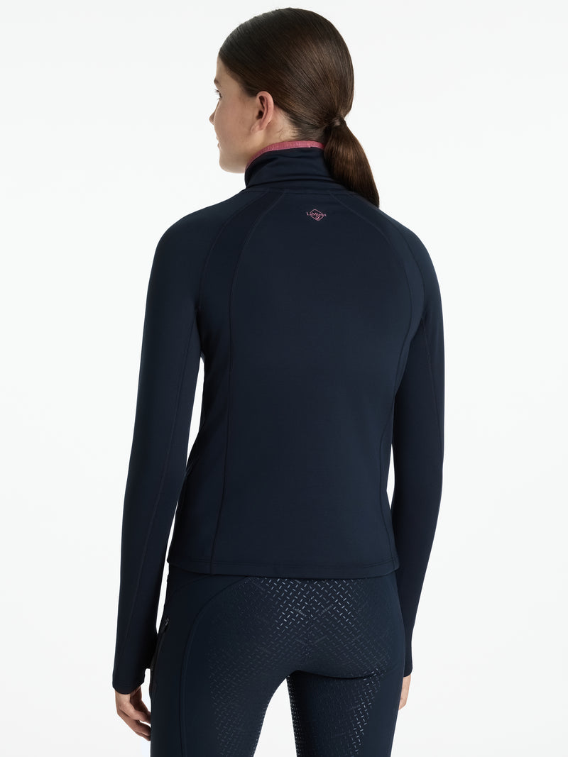 Indlæs billede i Gallery Viewer, AW25 LM Young Rider Savannah Snood Mesh Base Layer Navy
