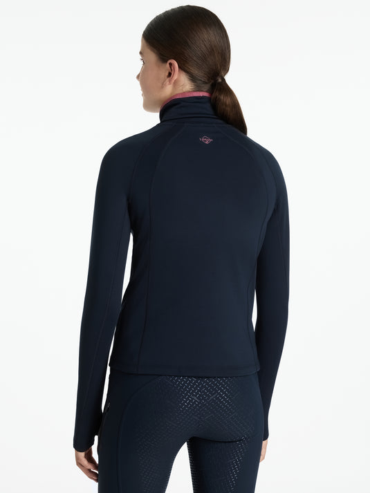 AW25 LM Young Rider Savannah Snood Mesh Base Layer Navy