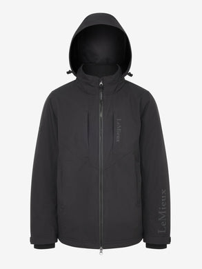 AW25 LM Young Rider Boys Waterproof Team Jacket Black