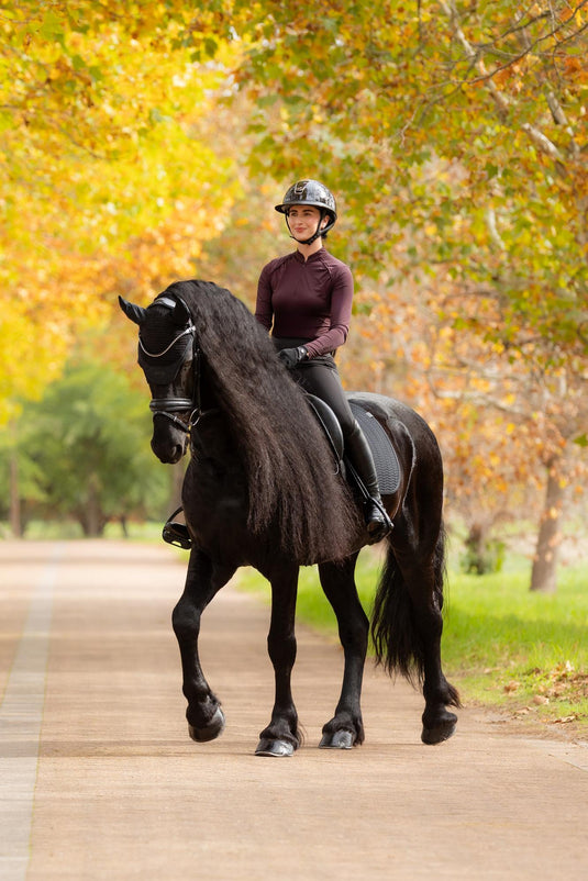 AW25 LM Essence Dressage Square Black